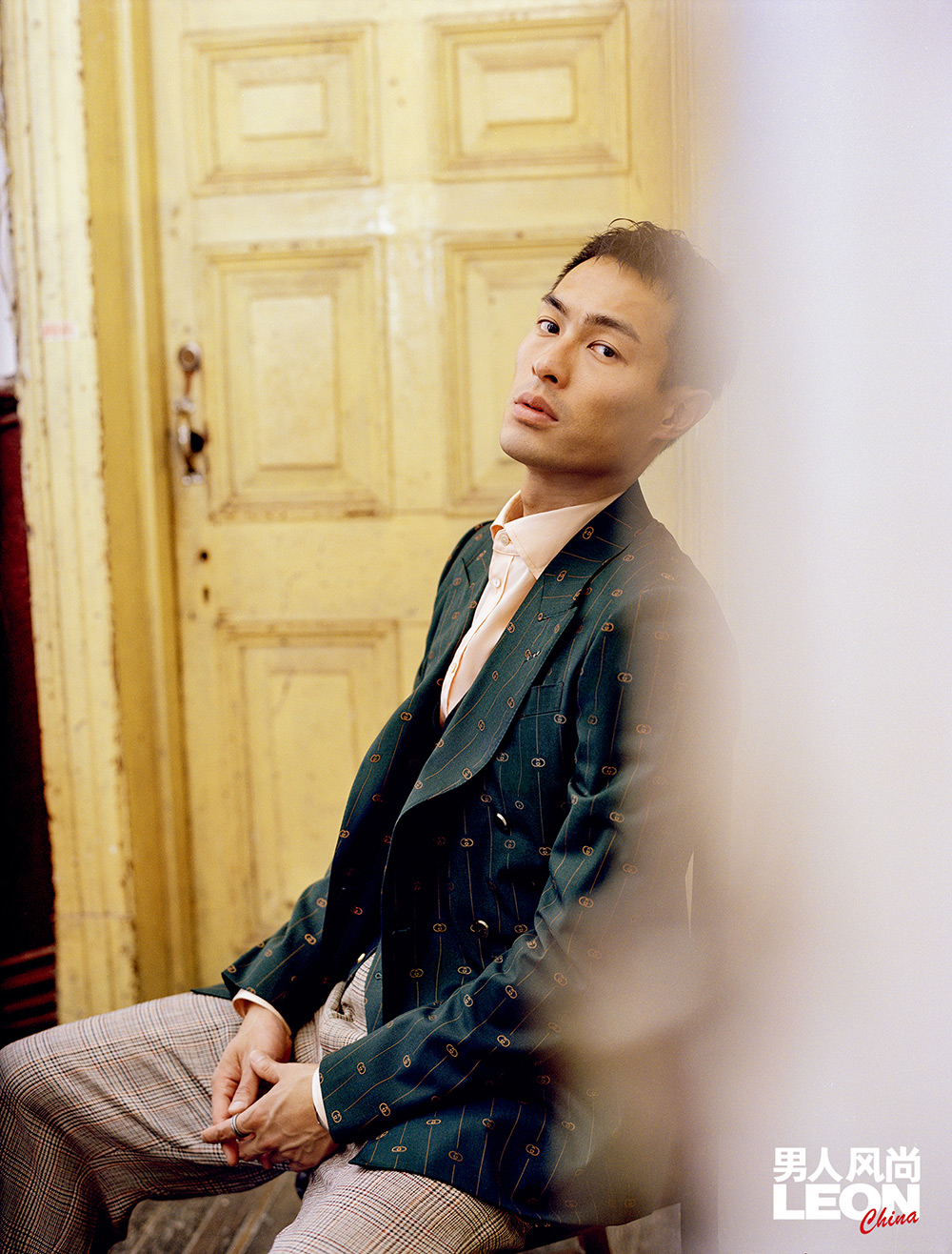 杨祐宁驾驭繁复花纹